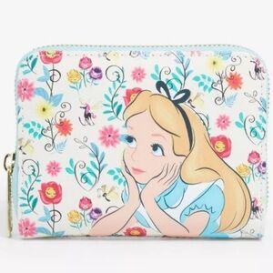 Disney Alice in Wonderland Floral Wallet